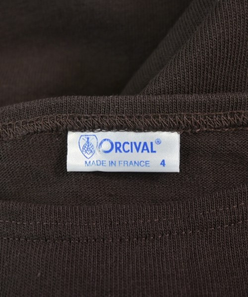 ORCIVAL（オーシバル）Tシャツ・カットソー 茶 サイズ:4(M位) メンズ/2200611334022