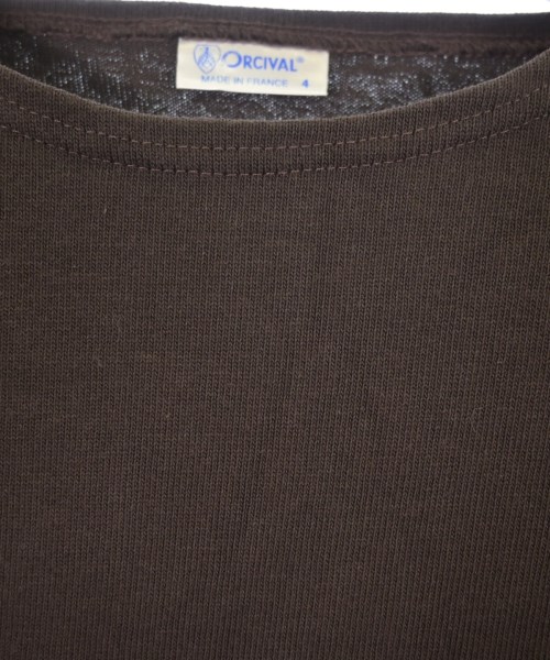 ORCIVAL（オーシバル）Tシャツ・カットソー 茶 サイズ:4(M位) メンズ/2200611334022