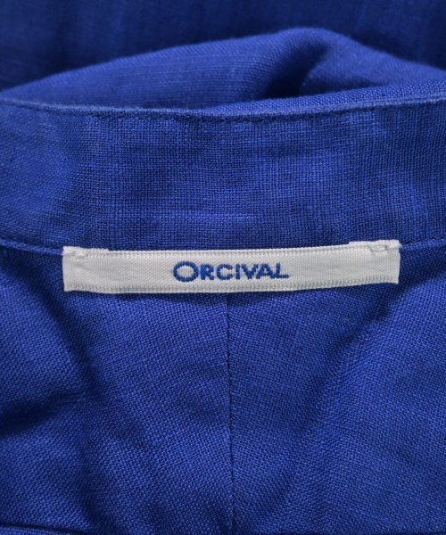 ORCIVAL（オーシバル）シャツワンピース 青 サイズ:1(M位) レディース/2200611803054