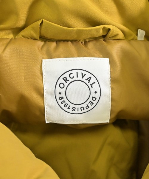 ORCIVAL（オーシバル）ダウンジャケット/ダウンベスト 黄 サイズ:1(M位) レディース/2200677589060