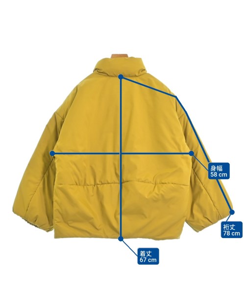 ORCIVAL（オーシバル）ダウンジャケット/ダウンベスト 黄 サイズ:1(M位) レディース/2200677589060