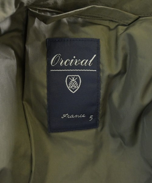 ORCIVAL（オーシバル）ステンカラーコート カーキ サイズ:5(L位) メンズ/2200694895014