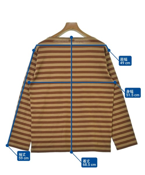 ORCIVAL（オーシバル）Tシャツ・カットソー 茶 サイズ:4(M位) メンズ/2200711112230