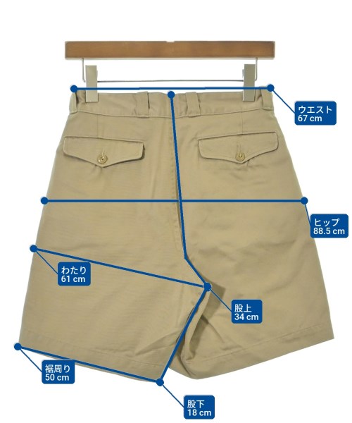ORCIVAL（オーシバル）ショートパンツ ベージュ サイズ:1(M位) レディース/2200631250098