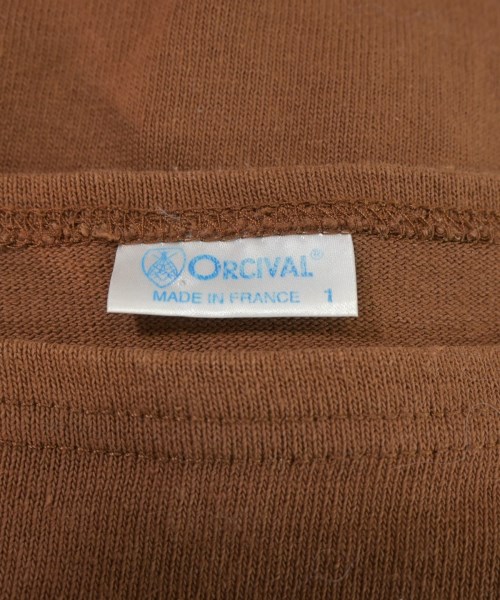 ORCIVAL（オーシバル）Tシャツ・カットソー 茶 サイズ:1(M位) レディース/2200653785059
