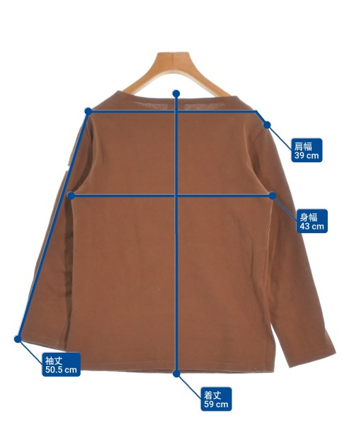 ORCIVAL（オーシバル）Tシャツ・カットソー 茶 サイズ:1(M位) レディース/2200653785059