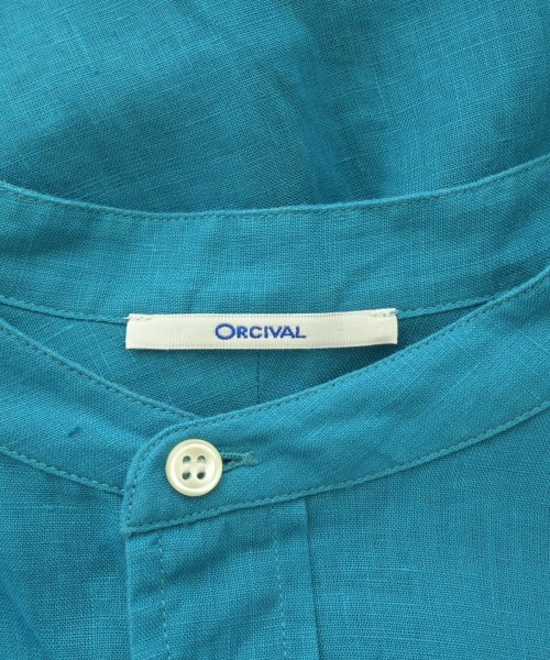 ORCIVAL（オーシバル）シャツワンピース 青 サイズ:1(M位) レディース/2200721112244