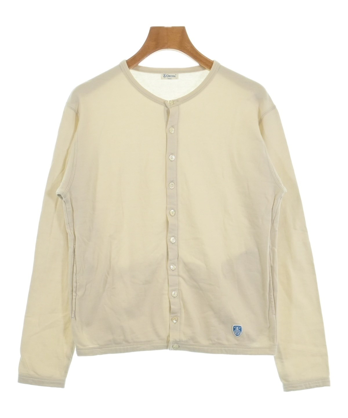 ORCIVAL ニットカーディガン ベージュ サイズ1 ORCIVAL（オーシバル）カーディガン ベージュ サイズ:1(M位
