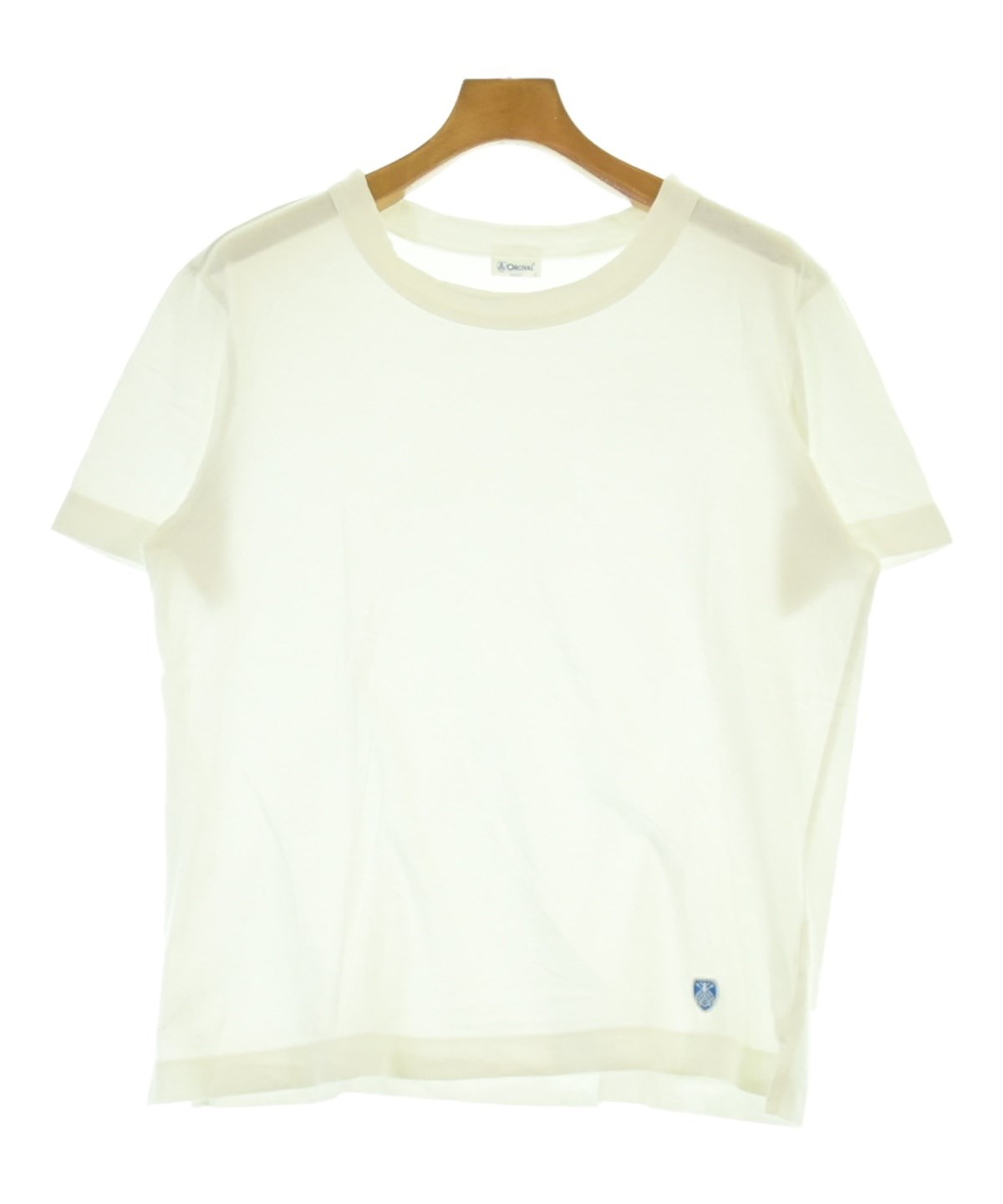 ORCIVAL オーシバル Tシャツ・カットソー S 白 【古着】【中古】【送料無料】 ORCIVAL（オーシバル）Tシャツ・カットソー 白 サイズ:3(S位) メンズ
