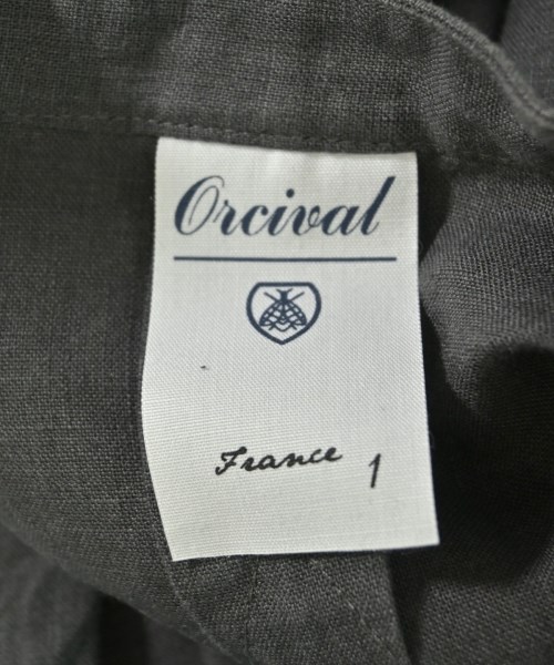 ORCIVAL（オーシバル）シャツワンピース グレー サイズ:1(M位) レディース/2200683341010