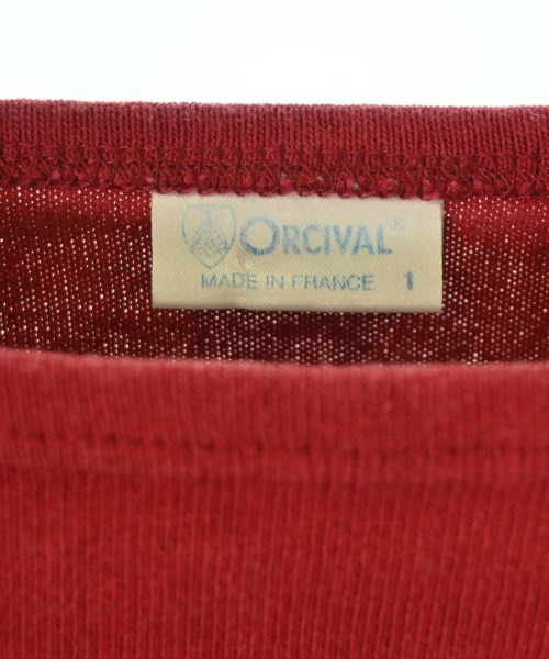 ORCIVAL（オーシバル）Tシャツ・カットソー 赤 サイズ:1(M位) レディース/2200684563077