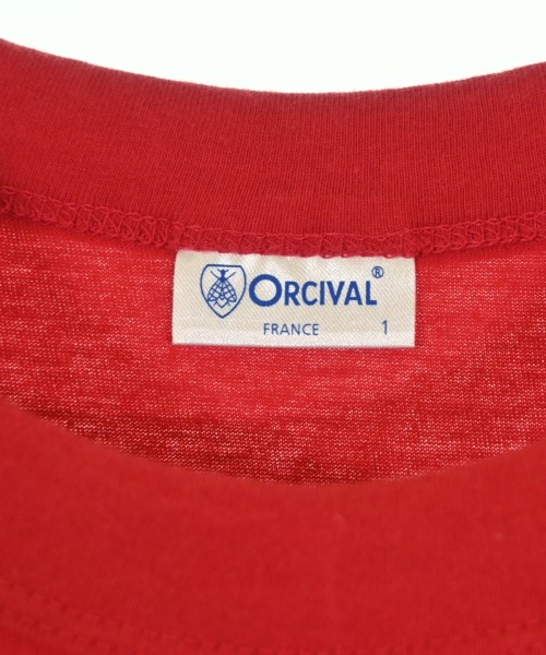ORCIVAL（オーシバル）Tシャツ・カットソー 赤 サイズ:1(M位) レディース/2200681436466