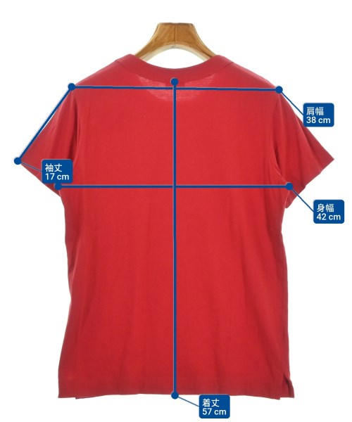 ORCIVAL（オーシバル）Tシャツ・カットソー 赤 サイズ:1(M位) レディース/2200681436466