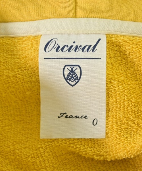 ORCIVAL（オーシバル）パーカー 黄 サイズ:0(S位) レディース/2200690036046