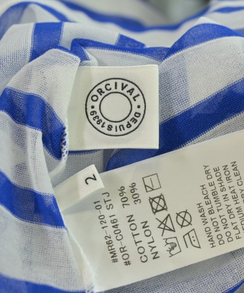 ORCIVAL（オーシバル）Tシャツ・カットソー 青 サイズ:2(L位) レディース/2200686504214