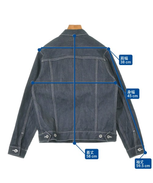 homspun（ホームスパン）デニムジャケット 紺 サイズ:S レディース/2200634297069