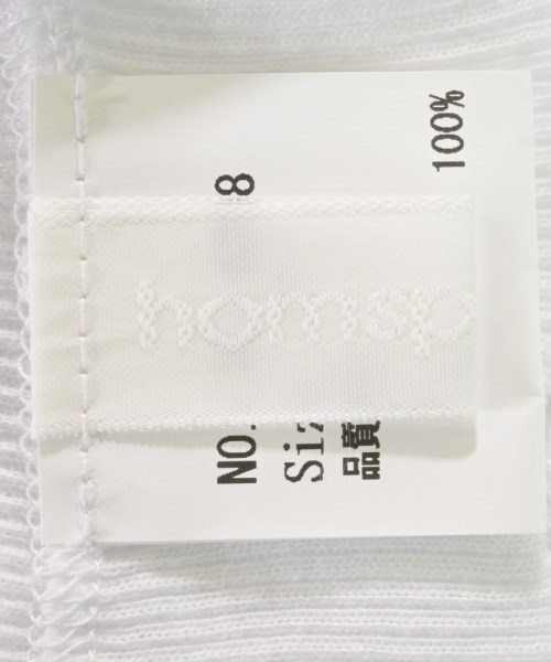 homspun（ホームスパン）Tシャツ・カットソー 白 サイズ:F レディース/2200614725223