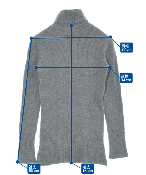 homspun（ホームスパン）ニット・セーター グレー サイズ:F レディース/2200642212023