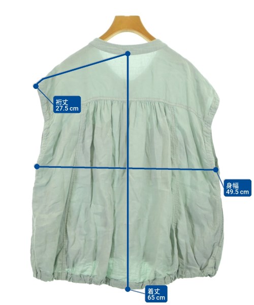 nest robe（ネストローブ）ベスト 青 サイズ:F レディース/2200637896047