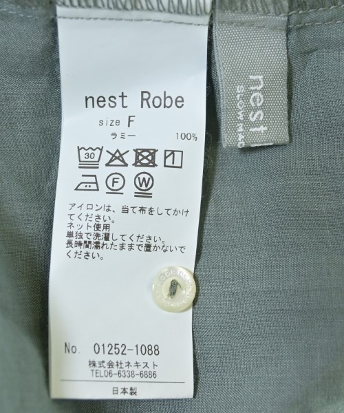 nest robe（ネストローブ）シャツワンピース 緑 サイズ:F レディース/2200629102040