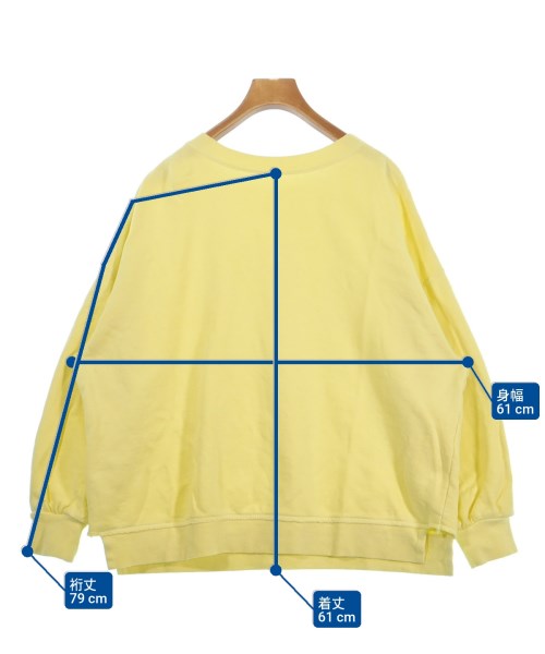 nest robe（ネストローブ）スウェット 黄 サイズ:F レディース/2200626094027