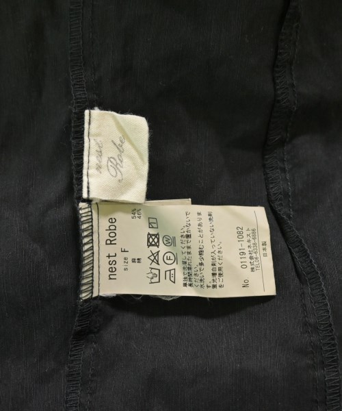 nest robe（ネストローブ）シャツワンピース 黒 サイズ:F レディース/2200622167046