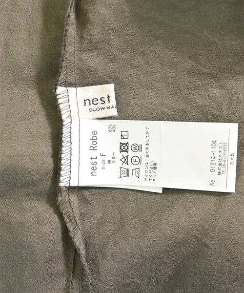 nest robe（ネストローブ）ワンピース カーキ サイズ:F レディース/2200608760124
