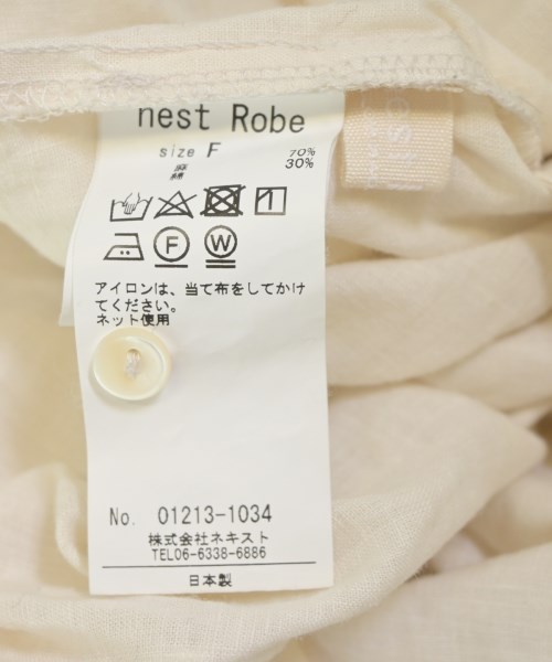 nest robe（ネストローブ）シャツワンピース 白 サイズ:F レディース/2200696596049