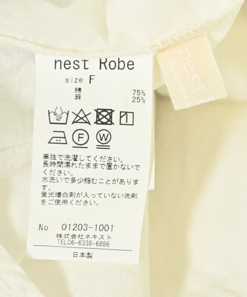 nest robe（ネストローブ）ブラウス 白 サイズ:F レディース/2200672743030