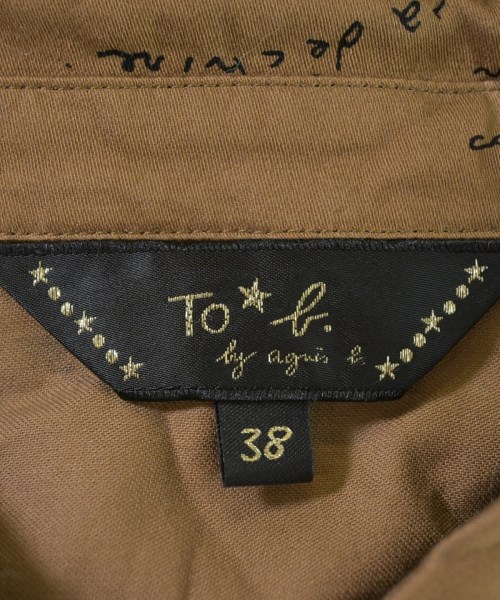 To b. by agnes b（トゥービーバイアニエスベー）シャツワンピース 茶 サイズ:38(M位) レディース/2200616941096
