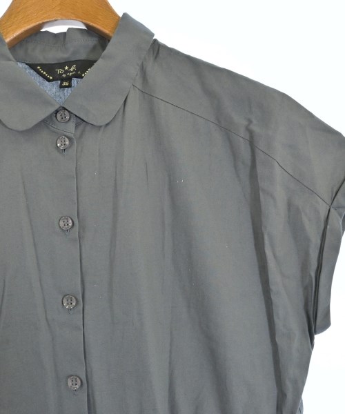 To b. by agnes b（トゥービーバイアニエスベー）シャツワンピース グレー サイズ:36(S位) レディース/2200623641194