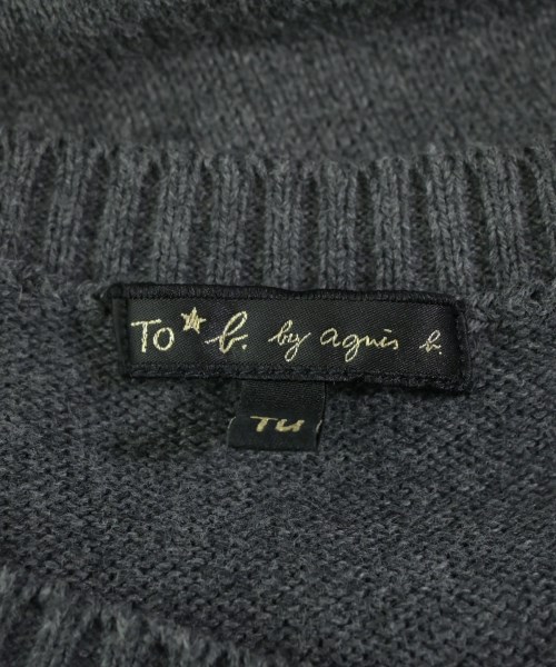 To b. by agnes b（トゥービーバイアニエスベー）ワンピース グレー サイズ:F レディース/2200623641248