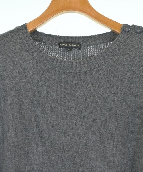 To b. by agnes b（トゥービーバイアニエスベー）ワンピース グレー サイズ:F レディース/2200623641248