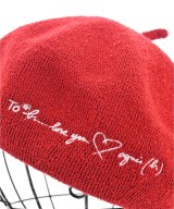 To b. by agnes b（トゥービーバイアニエスベー）ハンチング・ベレー帽 赤 サイズ:- レディース/2200639023335