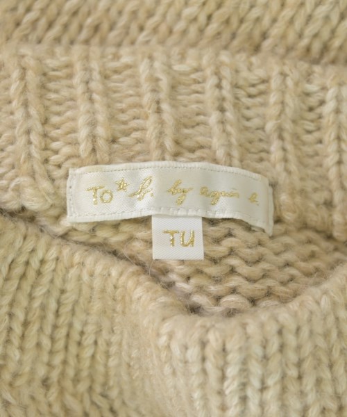 To b. by agnes b（トゥービーバイアニエスベー）ニット・セーター ベージュ サイズ:TU(M位) レディース/2200639023359