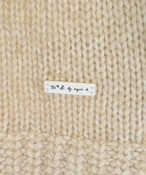 To b. by agnes b（トゥービーバイアニエスベー）ニット・セーター ベージュ サイズ:TU(M位) レディース/2200639023359