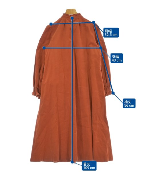 To b. by agnes b（トゥービーバイアニエスベー）ワンピース オレンジ サイズ:36(S位) レディース/2200639023397