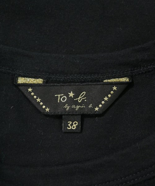 To b. by agnes b（トゥービーバイアニエスベー）Tシャツ・カットソー 黒 サイズ:38(M位) レディース/2200635492135