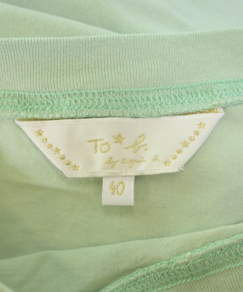 To b. by agnes b（トゥービーバイアニエスベー）Tシャツ・カットソー 緑 サイズ:40(M位) レディース/2200642938022