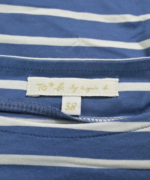 To b. by agnes b（トゥービーバイアニエスベー）Tシャツ・カットソー 青 サイズ:38(M位) レディース/2200642952035