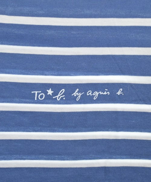 To b. by agnes b（トゥービーバイアニエスベー）Tシャツ・カットソー 青 サイズ:38(M位) レディース/2200642952035