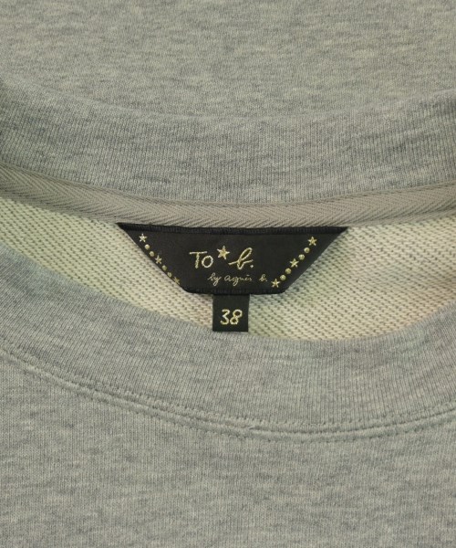 To b. by agnes b（トゥービーバイアニエスベー）スウェット グレー サイズ:38(M位) レディース/2200621438031