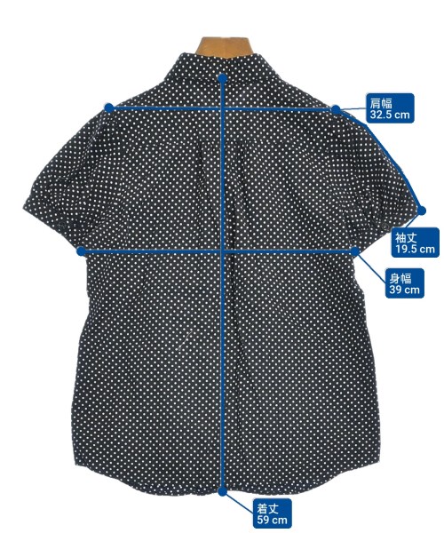 To b. by agnes b（トゥービーバイアニエスベー）カジュアルシャツ 黒 サイズ:38(M位) レディース/2200629295049