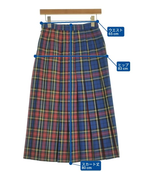 To b. by agnes b（トゥービーバイアニエスベー）ロング・マキシ丈スカート 青 サイズ:38(M位) レディース/2200617266082