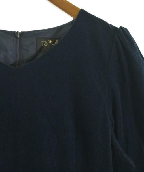 To b. by agnes b（トゥービーバイアニエスベー）ワンピース 紺 サイズ:38(M位) レディース/2200617266099