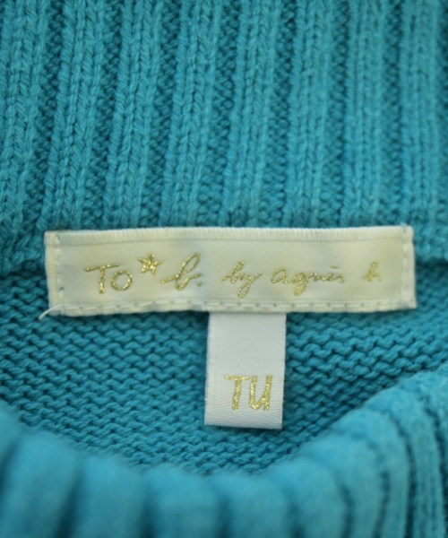 To b. by agnes b（トゥービーバイアニエスベー）ニット・セーター 青 サイズ:TU レディース/2200617266167