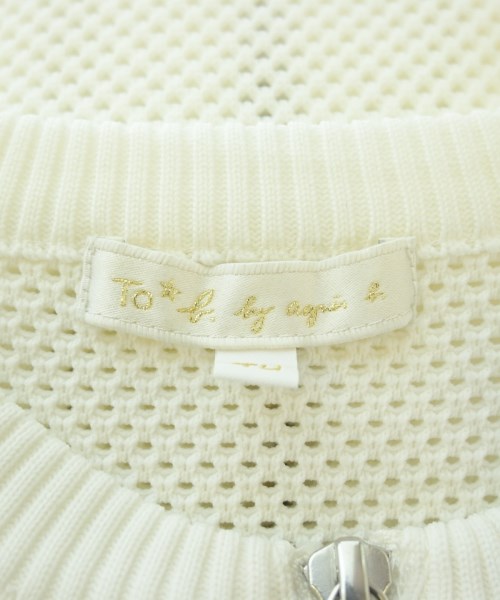 To b. by agnes b（トゥービーバイアニエスベー）カーディガン 白 サイズ:TU レディース/2200617266181