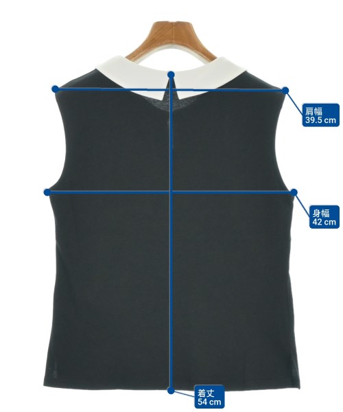 To b. by agnes b（トゥービーバイアニエスベー）タンクトップ 黒 サイズ:38(M位) レディース/2200631923053