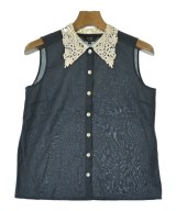 To b. by agnes b（トゥービーバイアニエスベー）ブラウス 紺 サイズ:38(M位) レディース/2200618355129