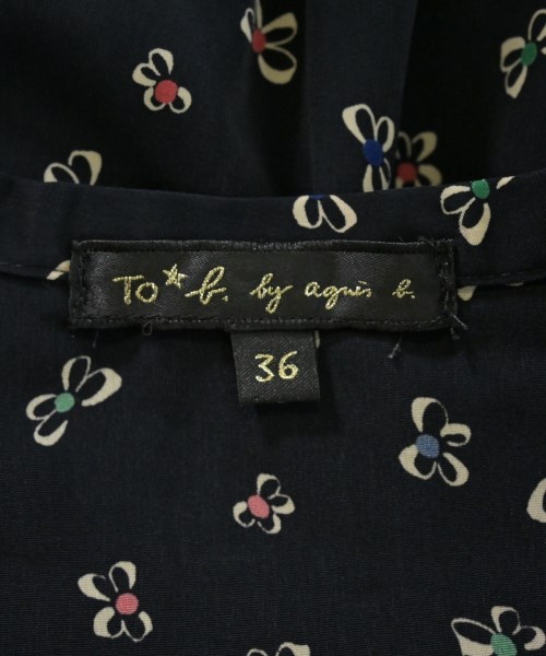 To b. by agnes b（トゥービーバイアニエスベー）ブラウス 黒 サイズ:36(S位) レディース/2200618355136